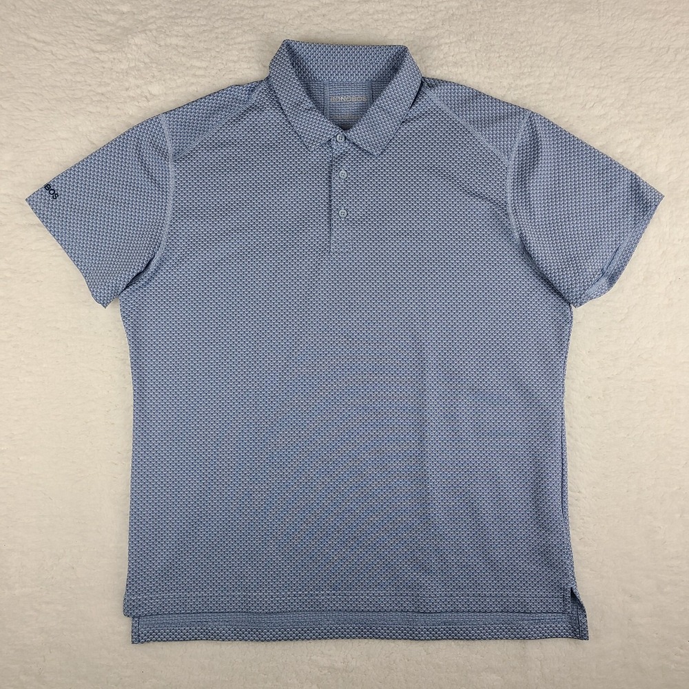 Bonobos Golf Polo Shirt Mens XL Blue Standard Fit Performance Short Sleeve